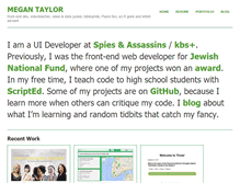 Tablet Screenshot of megantaylor.org